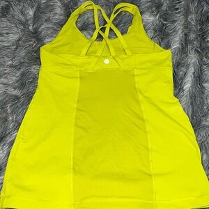 Lululemon lime yellow used top